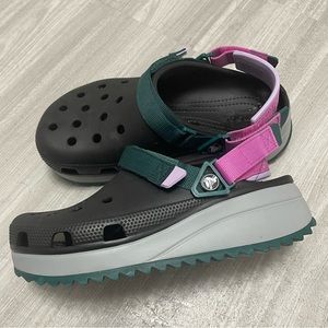 Womens Classic Hiker Black Clog